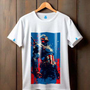 Camisetas Héroes (CAPITAN AMERICA)