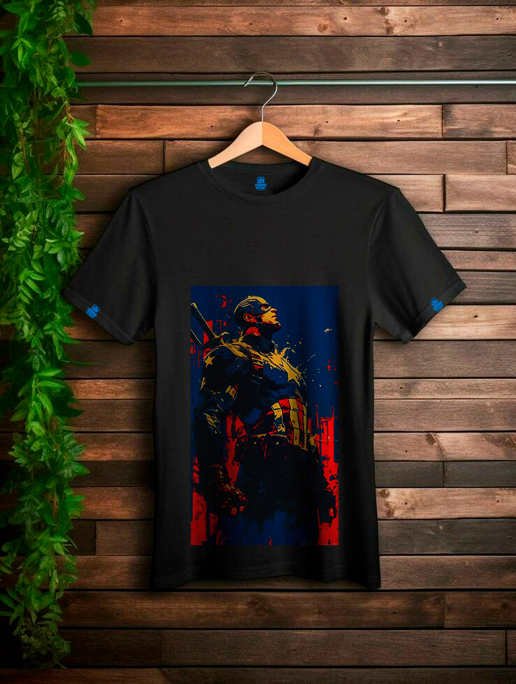 Camisetas Héroes (CAPITAN AMERICA) - Image 3