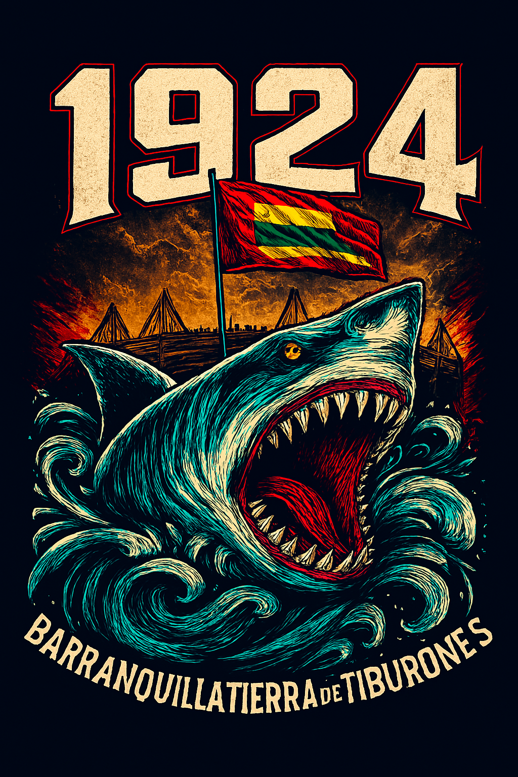 Camiseta Junior de Barranquilla- 1924 - Image 3