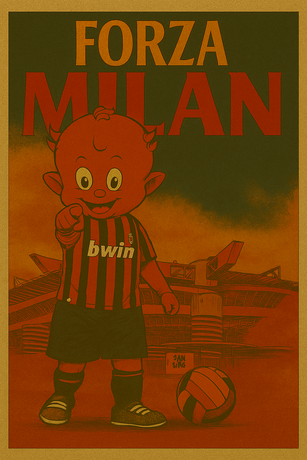 Camiseta Milan Vintage - Image 2