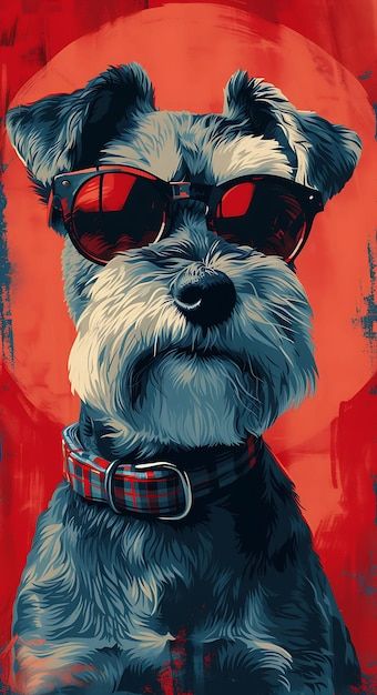 Camisetas de Animales (Perro con Gafas) - Image 2