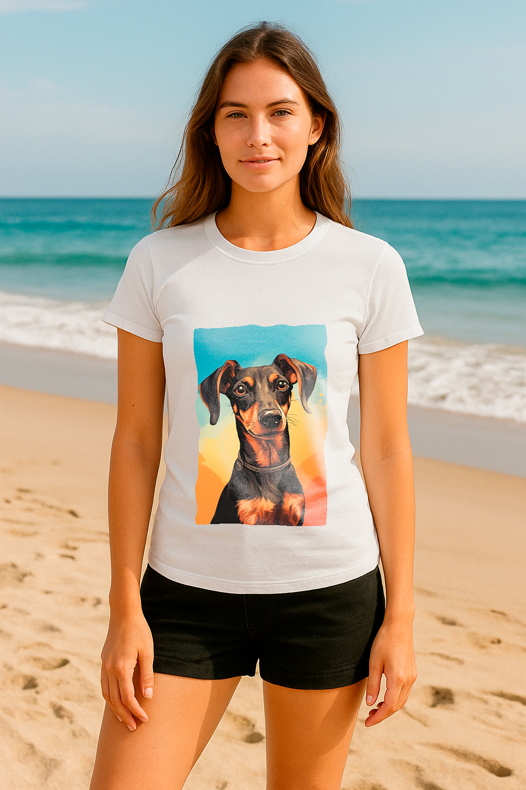 camiseta perro pinsher