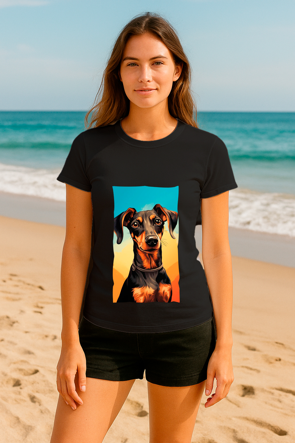 camiseta de perro salchicha