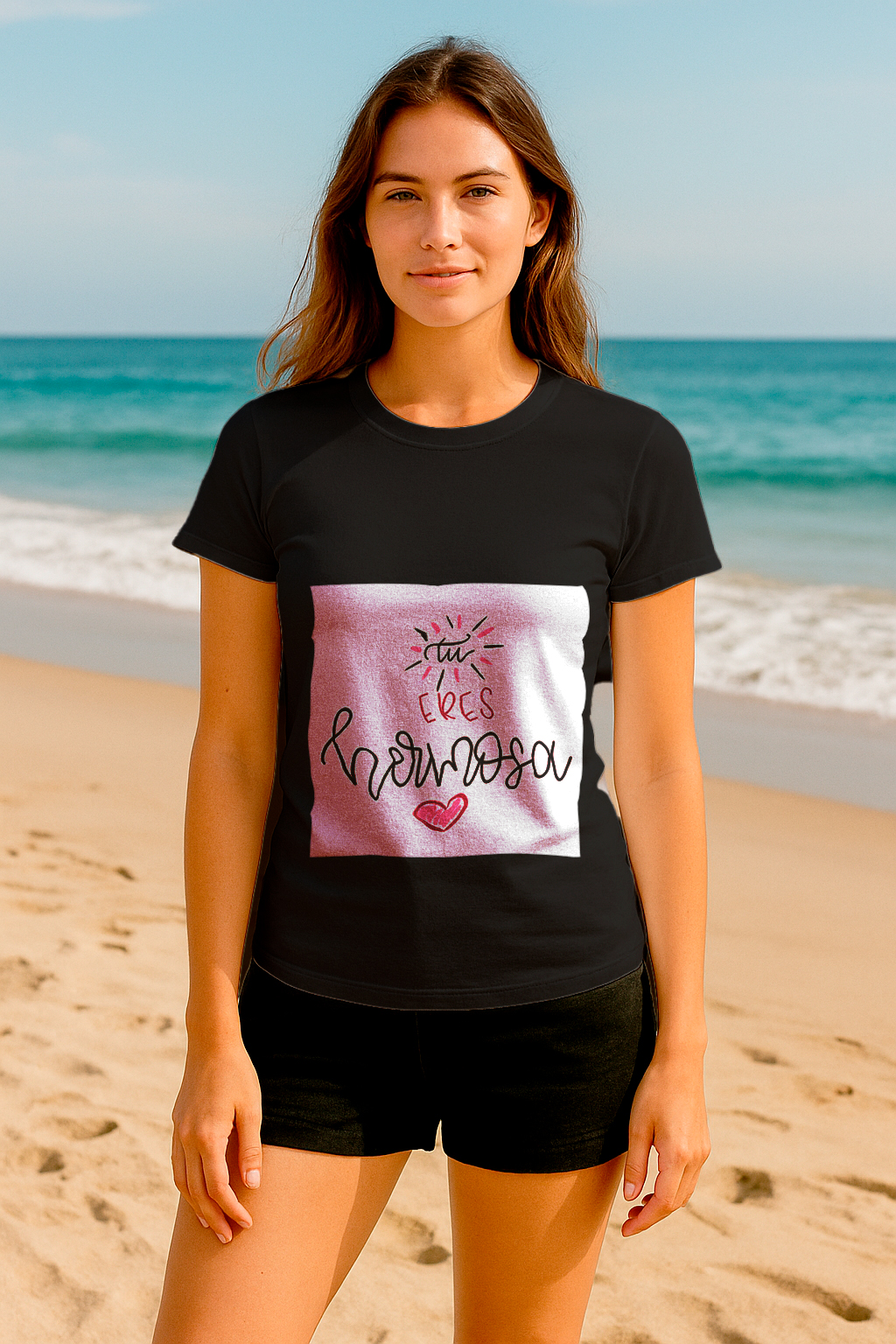 Camisetas de Frases Motivadoras (Tu Eres Hermosa) - Image 2