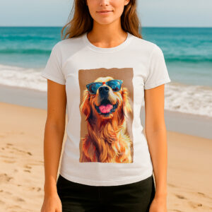 Camisetas de Animales (Perro Golden retriever)