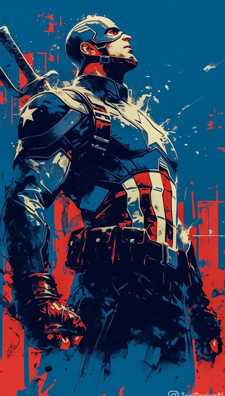 Camisetas Héroes (CAPITAN AMERICA) - Image 2