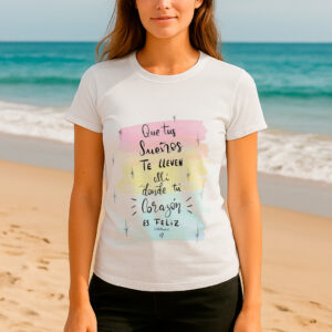 Camisetas de Frases Motivadoras (Sueños)